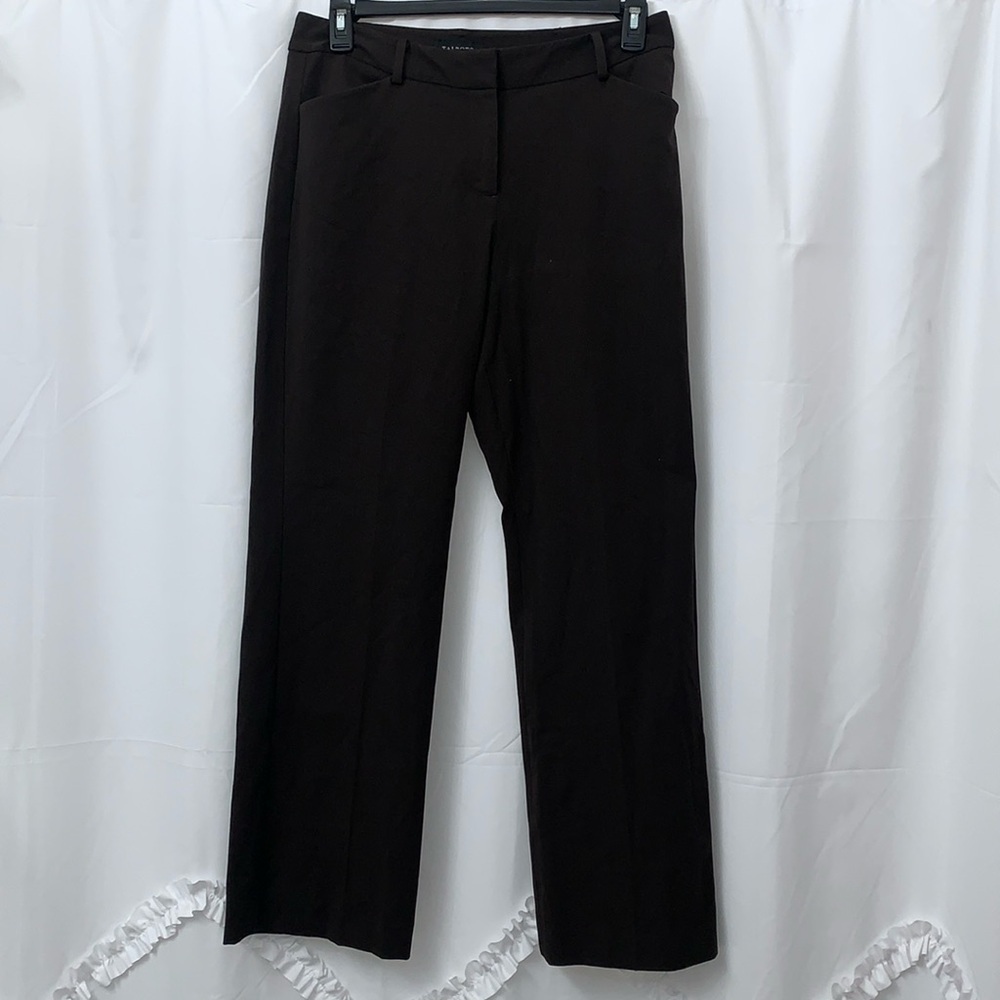 Women’s Talbots Curvy Dark Brown Dress Pants Size 10 EUC